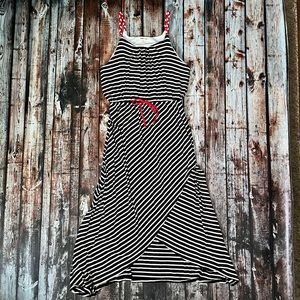 Sophia + Zeke Taylor Braided Strap Maxi Dress